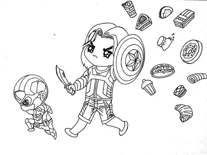 幼儿版复仇者联盟|动漫|单幅漫画|000qxs_原创作品-站酷zcool