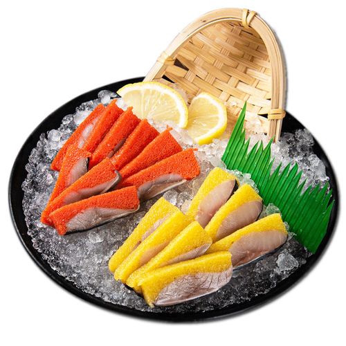 日式刺身希鲮鱼籽寿司料理新鲜即食海鲜西林鱼子希鳞鱼西零鱼子