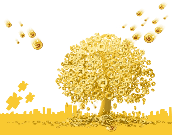 卡通摇钱树图片大全