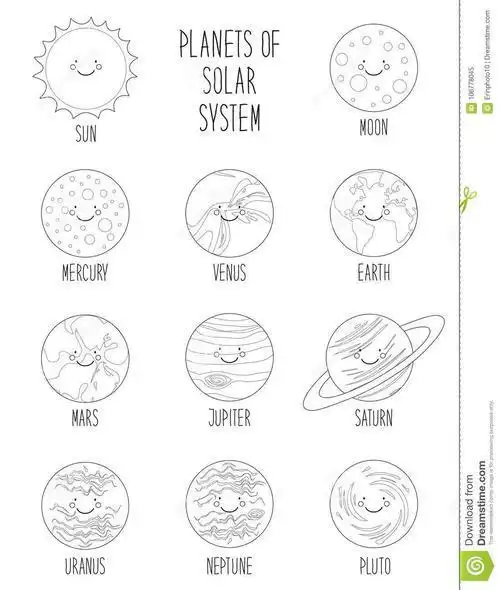 行星系简笔画地球怎么画地球的简笔画画法步骤教程 地球简笔画星球简