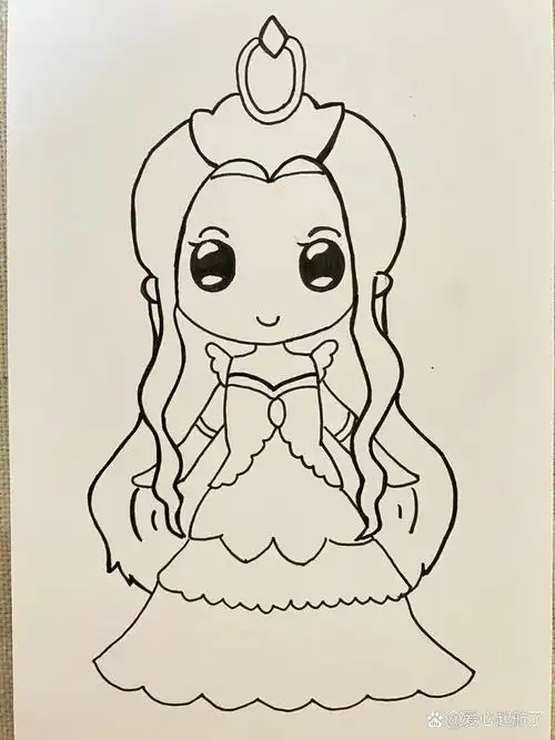 25.叶罗丽茉莉 周末在家,和女儿一起画叶罗丽茉莉 临摹:卡通小艾