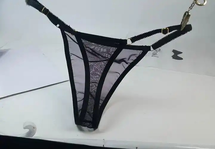 性感开档内裤女情趣丁字裤头开裆大码胖mm200斤诱惑透明蕾丝卓思哲