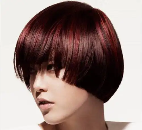 国字脸女生沙宣蘑菇头发型