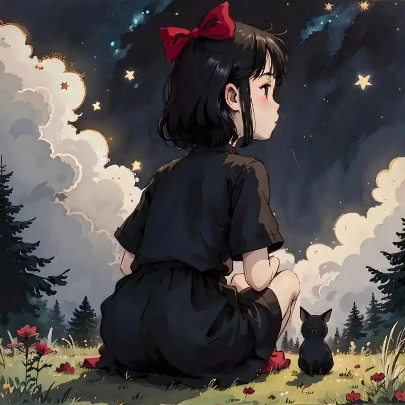 夜色系情侣头像‖治愈系头像