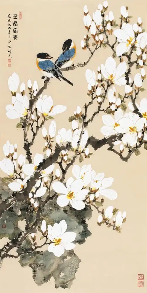 周午生没骨花鸟画:大器风范的功力与修养