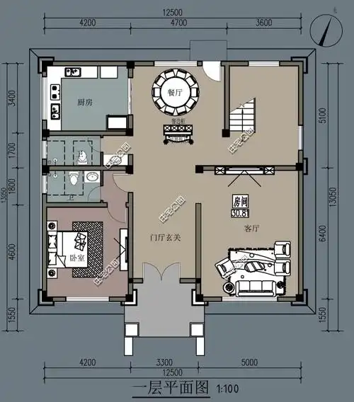 面宽14米,进深13米的地方,怎样建成三层别墅?有哪些设计方案?