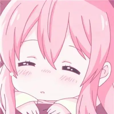 粉色系少女头像可爱
