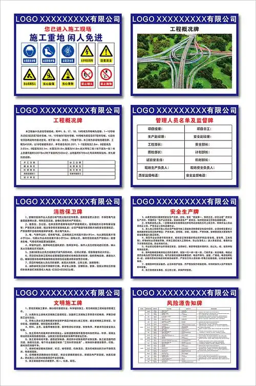 工地建设七牌一图
