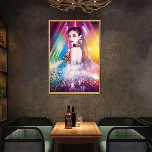 ktv酒吧装饰画墙面个性创意美女壁画迪厅包厢现代装饰画