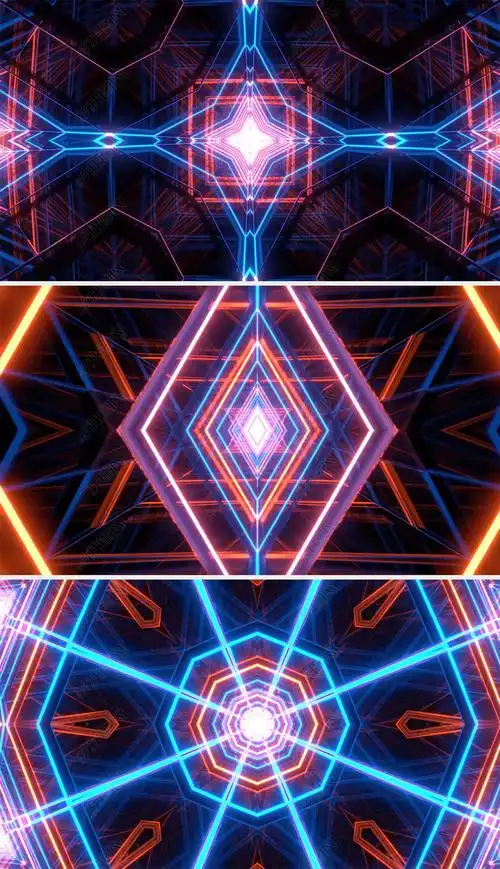 4款动感时尚夜店迪吧led循环背景视频