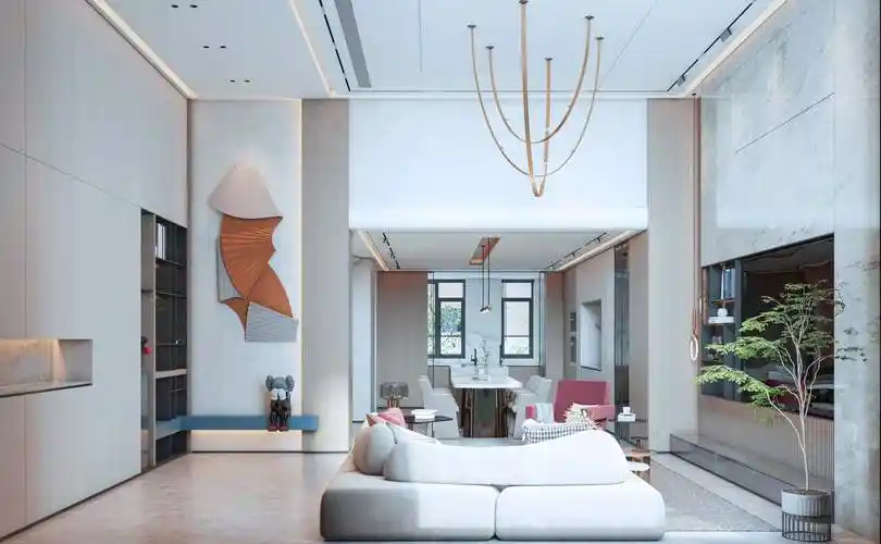 连山鼎府500平别墅现代简约风格装修案例