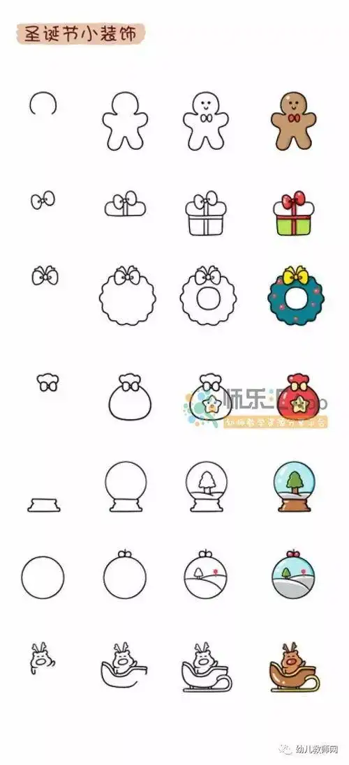 装饰物的简笔画元宵节装饰物的简笔画