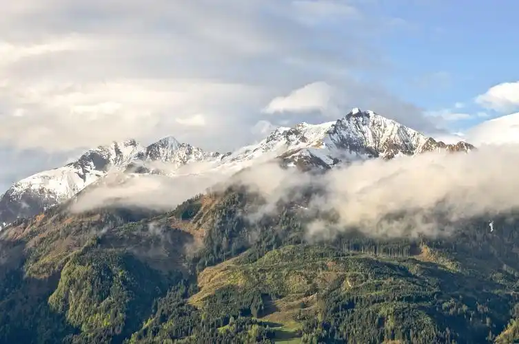 雪, 山, 冰, 风景, 山顶, 冰川