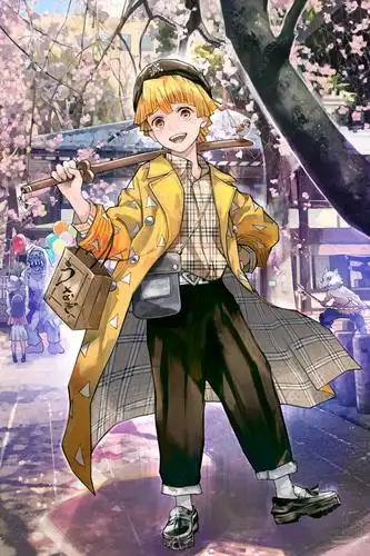 雷柱我妻善逸超帅插画集锦