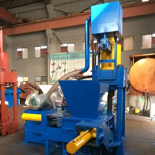 > 金属屑压块机 粉末铁压块机   我们的主要产品有全自动屑饼机,金属