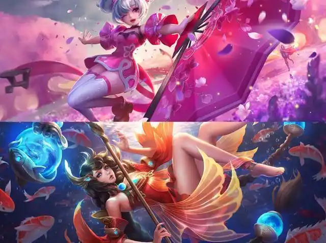 大乔小乔喜提新皮,是战令限定?白蛇姐姐很妖艳,青蛇妹妹超可爱