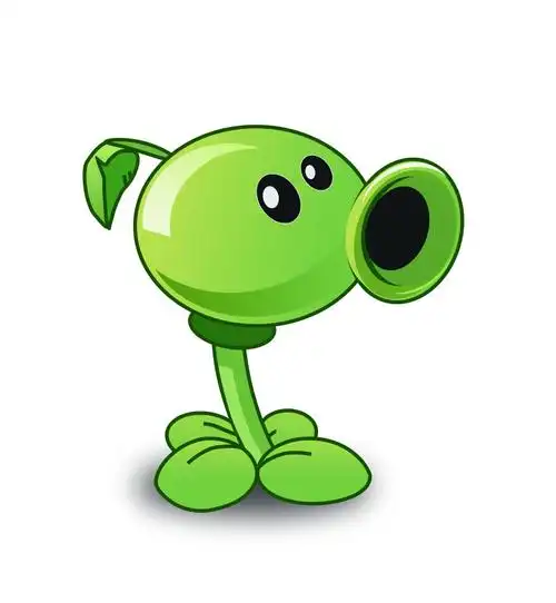 ps练习作:豌豆射手