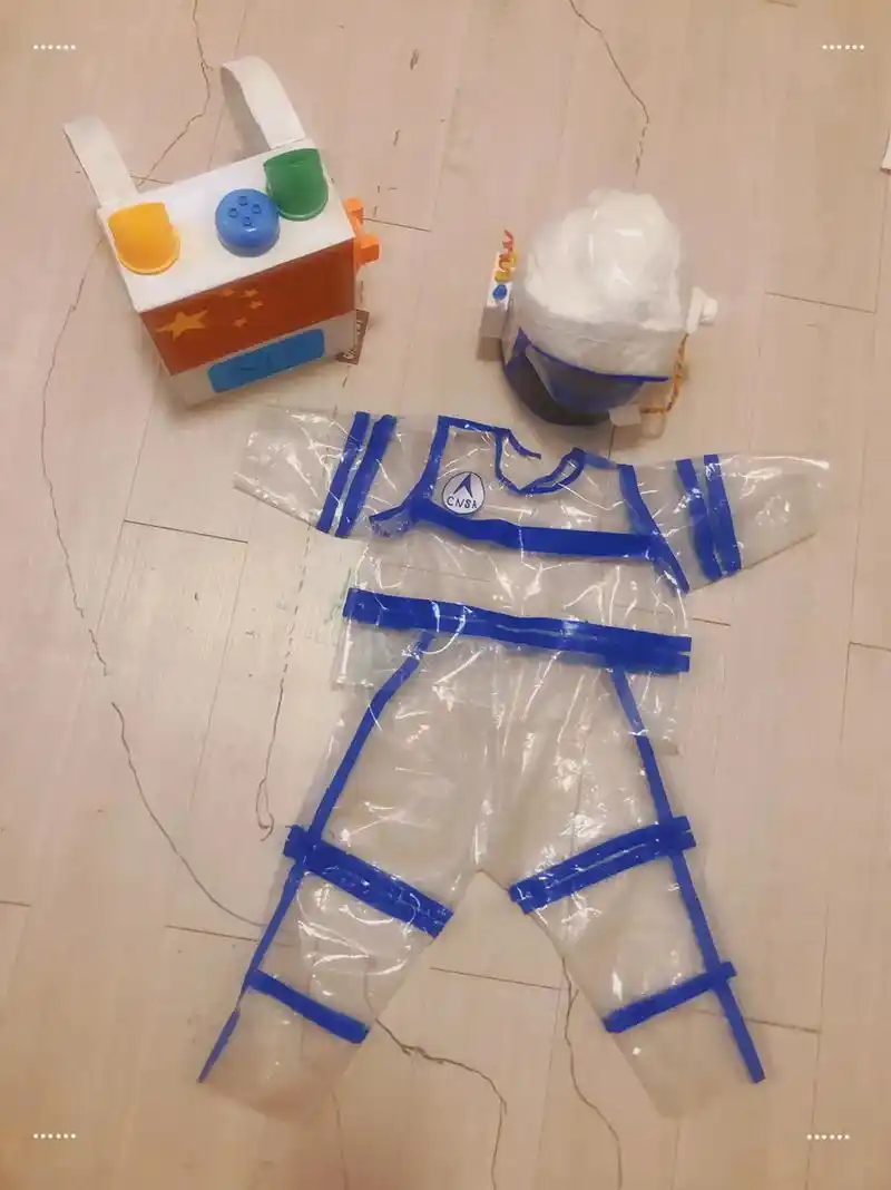 环保服装 #做个快乐的小盆友 #亲子手工制作 #六一儿童节 - 抖音