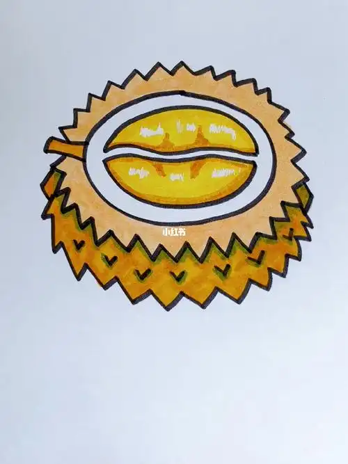 榴莲简笔画