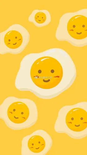可爱煎蛋手机壁纸