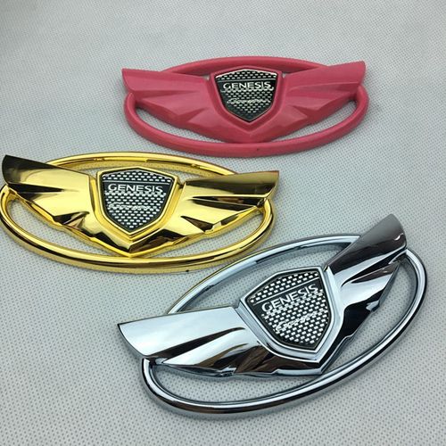 适用现代劳恩斯酷派车标7件套 改装车贴 黑色 酷派改劳恩斯套标