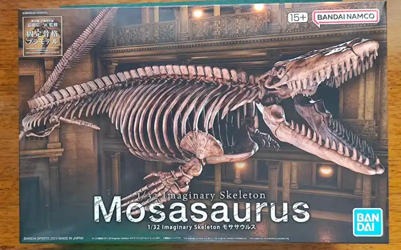 【模型测评】万代 1/32 沧龙骨骼化石模型