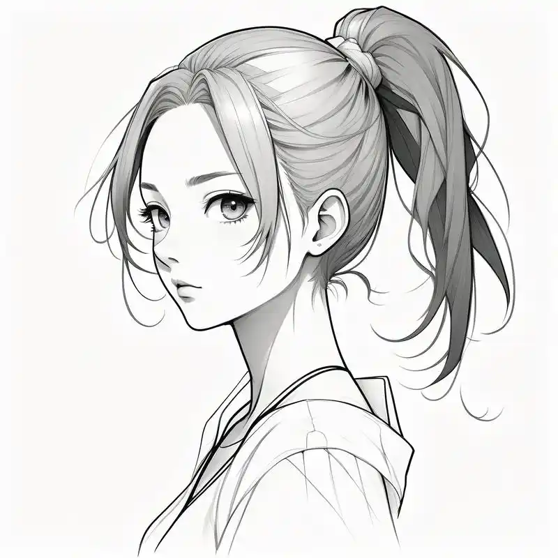 今天是一组黑白素描女生头像,很有气质,高级又耐看!