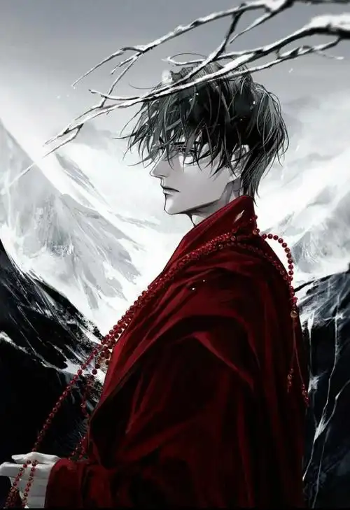 动漫超话#张起灵图片#|#二次元新鲜事#今生必去长白山,观天池,守十年.