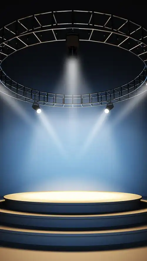 唯美舞台h5背景