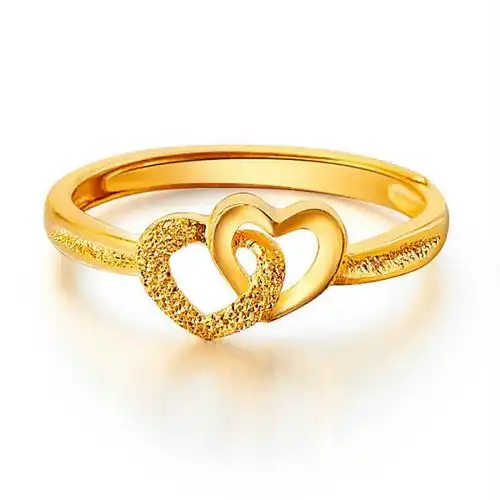 黄金戒指款式大全图片