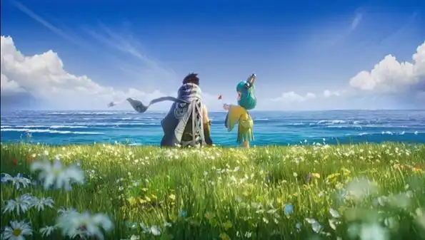 王者荣耀澜和蔡文姬cg动画图片_澜和蔡文姬cg情侣头像