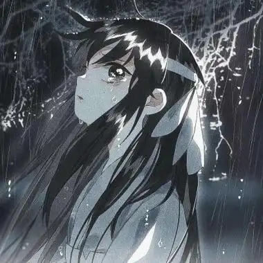 流泪哭泣丧系动漫图片头像