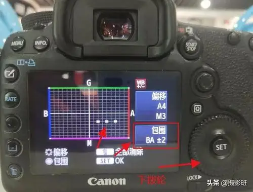 单反相机《白平衡偏移和包围》设置技巧详解,色彩准确的关键