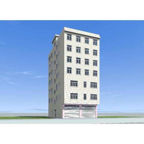 12x21七层店面沿街门面楼房设计图纸农村自建房施工图设计图纸