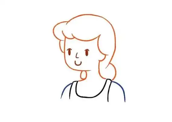 灰姑娘简笔画步骤简单 简笔画图片大全-云智画迷