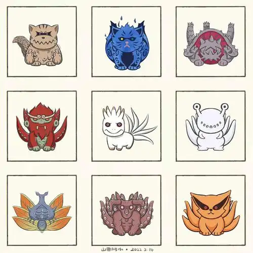 火影忍者尾兽合集