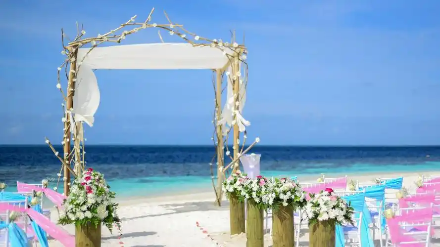 浪漫的结婚典礼现场壁纸图片