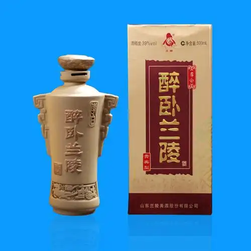 山东兰陵美酒贵宾型醉卧兰陵39度浓香型500ml单瓶装