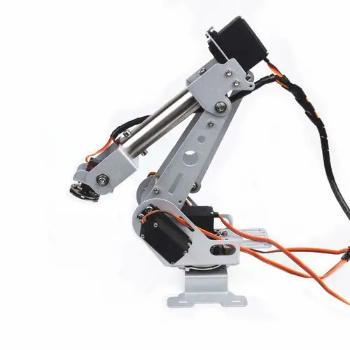 6自由度机械臂 6dof 不锈钢创客机器人数控机械臂手臂for arduino