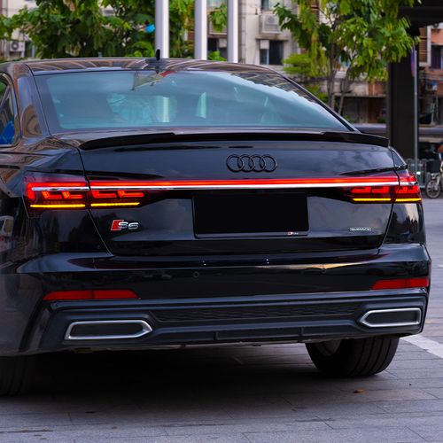 适用于19-22款奥迪a6l尾灯总成改装a8贯穿式流水尾灯a6/c8行车灯