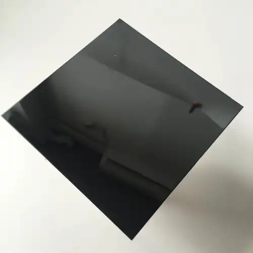 纯黑不锈钢8k镜面板黑钛拉丝不锈钢304黑色不锈钢板