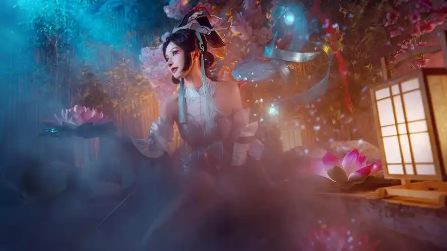 王者荣耀大乔白鹤梁神女同人美女壁纸,免费高清电脑版下载