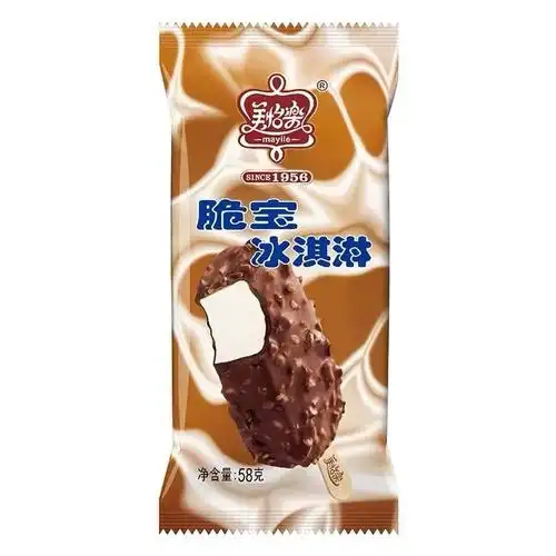 美怡乐脆宝冰淇淋脆宝冰淇淋童年味道巧克力脆皮雪糕冰淇淋广蛋15支中