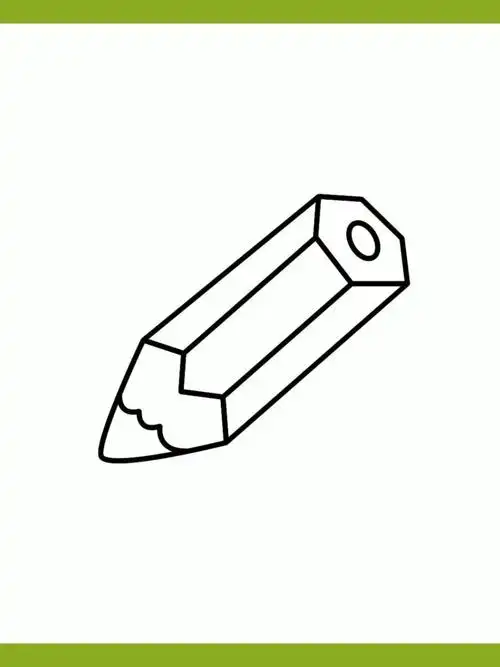 用w和v画立体铅笔很简单一看就会