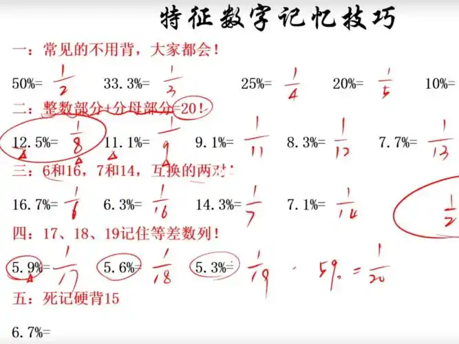 百化分  #公考  #省考  #行测资料分析  百分数化分数记忆方法第抑种