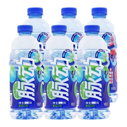 1l*12瓶整箱大瓶装低糖0脂维生素c运动饮料脉动随机混合口味1l*6瓶/组