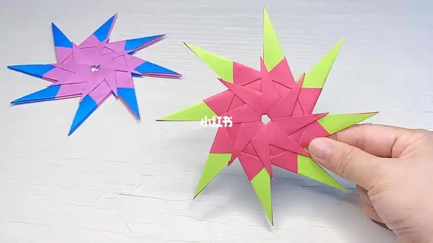 八角飞镖折纸教程