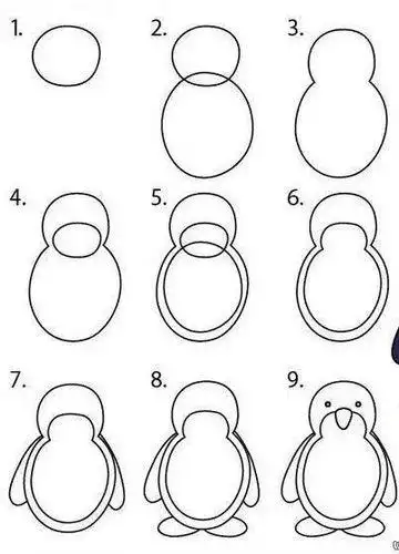 幼儿园简笔画步骤图解动物 交通工具-师讯网推荐