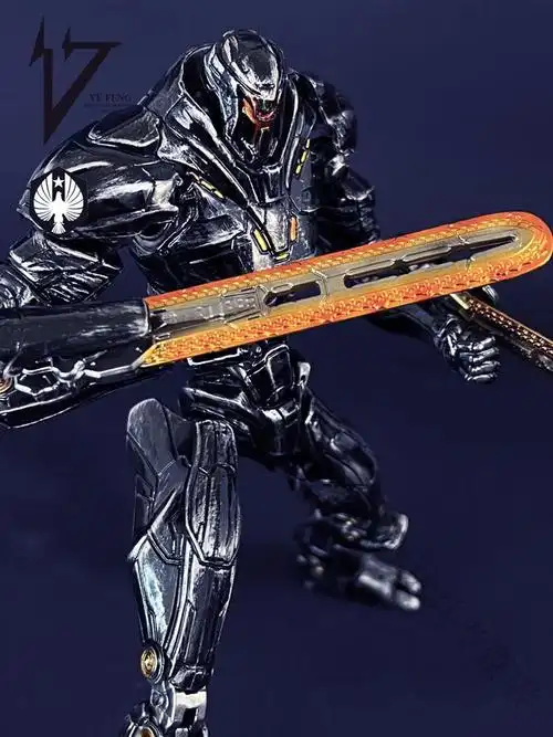 万代平洋机甲模型重涂金属色复仇流浪者黑曜石雅典娜仿真礼物生日 黑