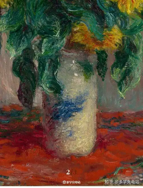 每日一画一束向日葵1881年克劳德莫奈